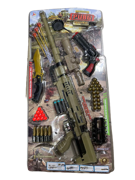 Великий Ігровий набір зброї PUBG Гвинтівка ABC Пабг GGPUBG12 фото