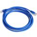 Інтернет мережевий LAN кабель патч-корд HX CAT 5E 5 метрів Синій HXCAT5E3 фото 1