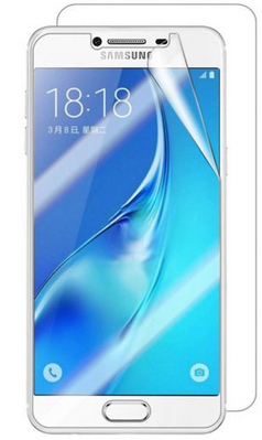 Гидрогелевая защитная пленка на Samsung Galaxy C5 на весь экран прозрачная PLENKAGGSMSNGC5 фото
