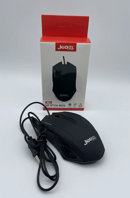 Проводная компьютерная мышь Jedel M61 Чёрная 1805488012 фото