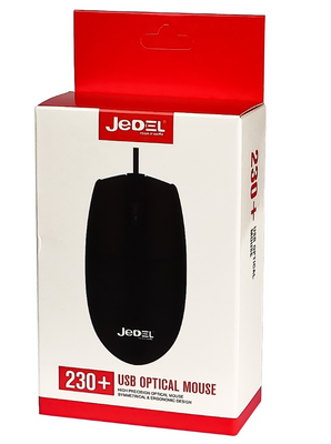 Мышь Jedel 230+ Black USB 1849122390 фото