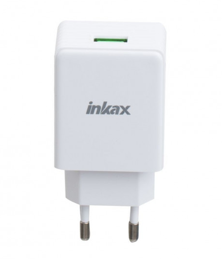 Мережевий зарядний пристрій Qualcomm quick charge 3.0 Inkax CD-47 Білий INKAXCD47W фото