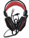 Ігрові навушники з мікрофоном і LED-підсвіткою FIRECAM X-9MAX чорні/червоні X-9MAX фото 3