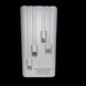Павер банк із кабелями батарея Power Bank Power 10000 mAh 2.4A з ліхтариками OX POWER ABC білий 5453452525 фото 2