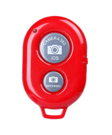 Универсальный Bluetooth пульт кнопка для селфи I Shutter Красный ISHUTTERR фото