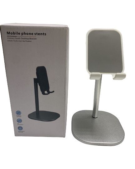 Підставка тримач для смартфонів і планшетів сіро-біла ABC FDPS941B фото