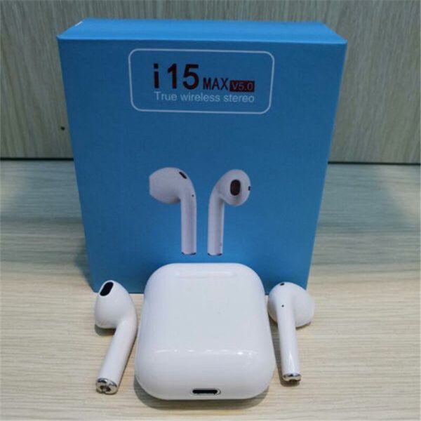Сенсорні Bluetooth-навушники i15MAX з анімацією 15MAX фото