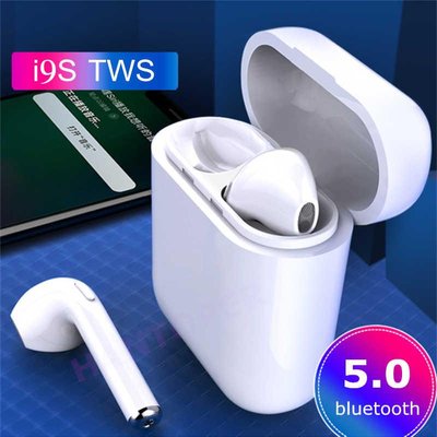 Беспроводные Bluetooth наушники c power bank боксом TWS i9S белые TWSI9S фото