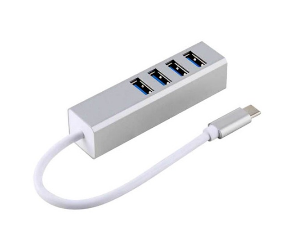 Зовнішній USB-розгалужувач SELF POWER HUB USB 3.0 Type-C 4 port SELFPOWERHUBTYPEC фото