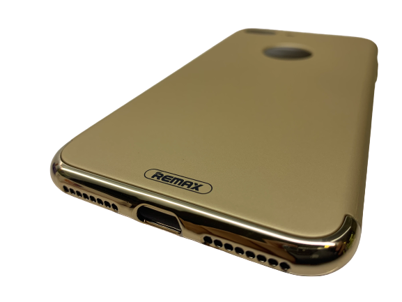 Чехол-накладка Remax Lock Series Case для Apple iPhone 7 Plus Золотистый RMXLCKIPH7PG фото