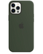 Чохол для Apple iPhone 12 Pro Max Silicone Case MagSafe темно-зелений SCMSIPH12PROMAXDG фото 1