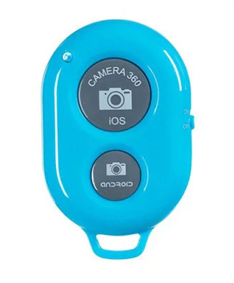 Універсальний Bluetooth пульт кнопка для селфі I Shutter Блакитний ISHUTTERBL фото