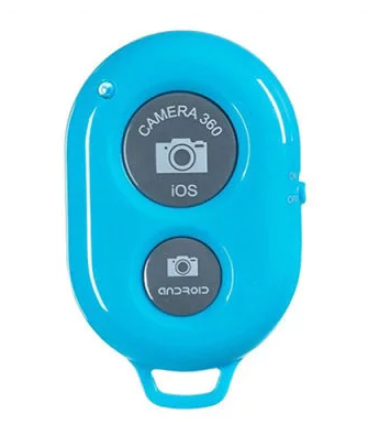 Универсальный Bluetooth пульт кнопка для селфи I Shutter Голубой ISHUTTERBL фото