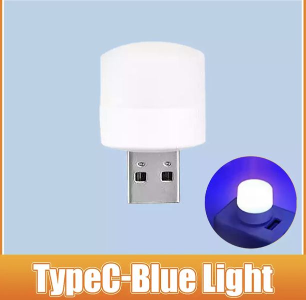 USB LED-лампа світлодіодна Синя/ Портативна лампа з USB/USB світильник 1740333861 фото