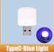 USB LED-лампа світлодіодна Синя/ Портативна лампа з USB/USB світильник 1740333861 фото 2