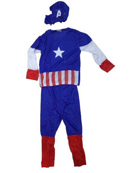 Костюм Капітан Америка з маскою (M) Avenger 1367139324 фото