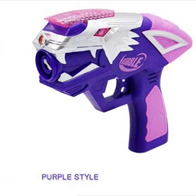 Пистолет-Бластер с мыльными пузырями USB Turbo Bubble ABC Фиолетовый 1458654763 фото