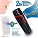 Караоке-мікрофон з Bluetooth колонкою WSTER чорний KTV555 фото 1