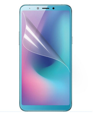Гидрогелевая защитная пленка на Samsung Galaxy A6s на весь экран прозрачная PLENKAGGSMSNGA6S фото