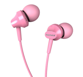 Вакуумні навушники Remax RM-501 Earphone Рожеві RMXRM501P фото