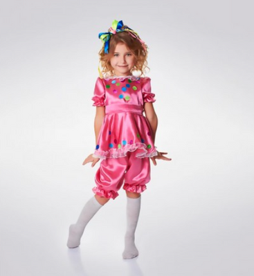 Дитячий карнавальний костюм на дівчинку Бавовна ABC DETSKKOSRADUJEDINORABC фото