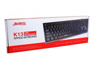 Дротова клавіатура Jedel K13 Чорна JEDELK13 фото