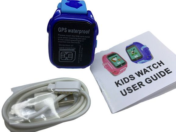 Водонепроницаемые детские умные часы с GPS Smart Baby Watch Q1000 Синие SBWQ1000 фото