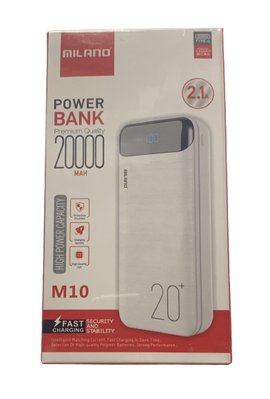 Power Bank портативная батарея Melano 20000 mAh 37 Wh Fast charge белый RMX\ фото