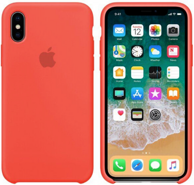 Чехол накладка S-case для Iphone X\Xs Оранжевый CILICSO фото