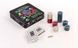 Покерный набор на 100 фишек с номиналом в металлической коробке ABC 100T-2 фото 1