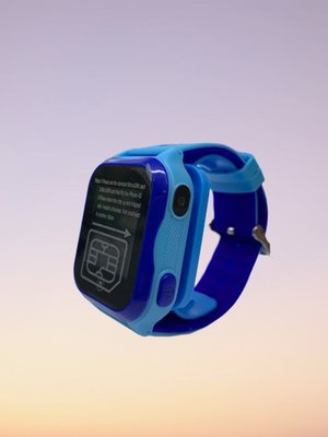 Водонепроникні GPS дитячі годинники з камерою Smart Baby Watch K300 Сині k300 фото