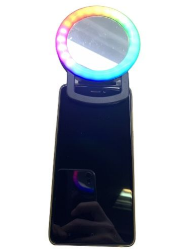 RGB LED Селфи кольцо с зеркалом для телефона Soft Ring Light & Mirror RGBLEDSRLM фото
