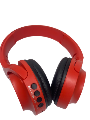 Бездротові Bluetooth навушники з радіо та функцією плеєра Lelisu LS-212 Червоні LLSLS212R фото