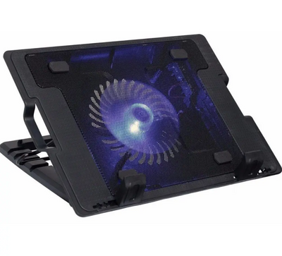 Підставка охолоджувальна трансформер столик для ноутбука ErgoStand 9-17 ABC чорна n1302 фото