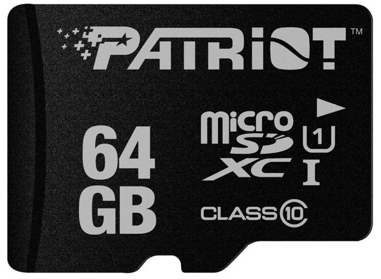 Карта памяти SD-adapter MicroSDXC 1 UHS-I Class 10 Patriot LX 64GB SDPTRT64 фото