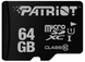 Карта памяти SD-adapter MicroSDXC 1 UHS-I Class 10 Patriot LX 64GB SDPTRT64 фото 2