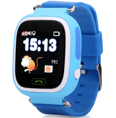Детские смарт часы с GPS трекером Baby Watch Q90 голубые BWQ90BLUE фото