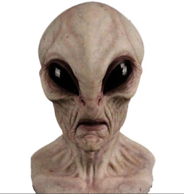 Маска НЛО "Гуманоїд" ABC латекс інопланетянин прибулець UFO-0075 фото