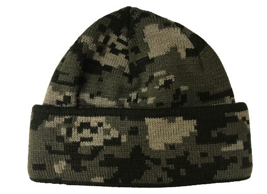Трикотажная шапка теплая ABC камуфляж пиксель TRSHTEPABCMP фото