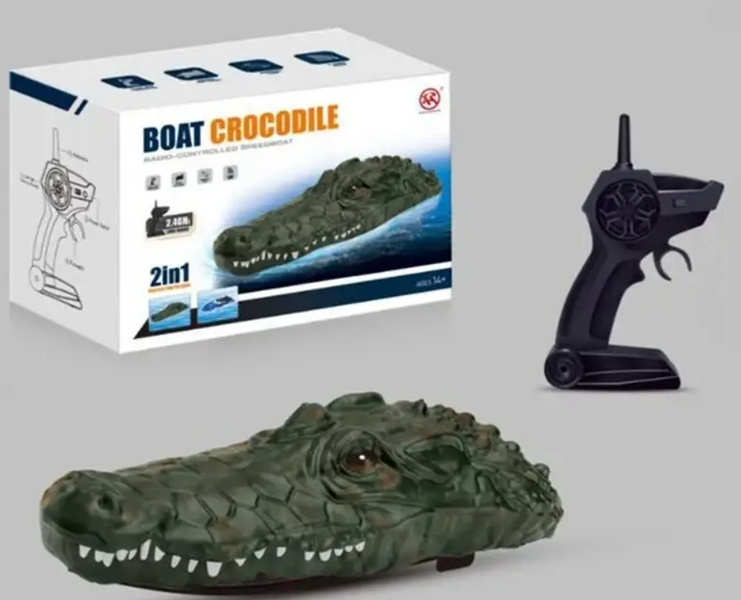 Катер Крокодил (2в1) радиоуправляемый ABC 1634244229 фото