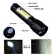 Перезаряжаемый светодиодный фонарик XPE+8 COBLED черный 1722924605 фото 5