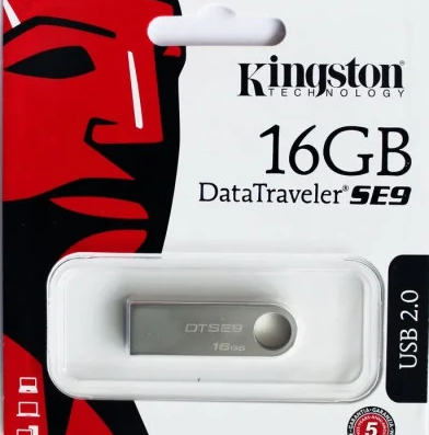 USB флешка Kingston DataTraveler SE9 16GB original KNGSTNSE916 фото