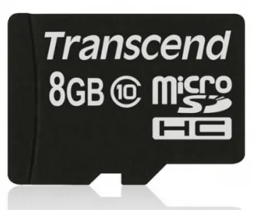 Карта пам'яті SD adapter MicroSDHC 1 UHS-I Class 10 Transcend 8GB SDTRNSCND8 фото