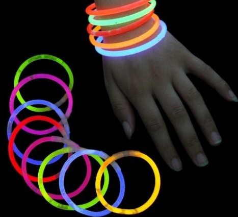 Неонові браслети Glow ABC 100 штук, що світяться GLOWABC50PTS фото