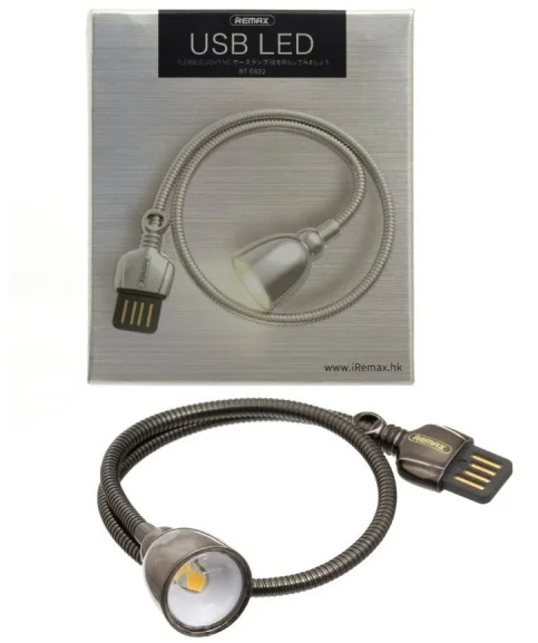 USB лампа Remax RT-E602 Чорна RMXRTE602B фото