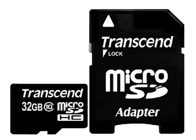 Карта пам'яті SD adapter MicroSDHC 1 UHS-I Class 10 Transcend 32GB SDTRNSCND32 фото