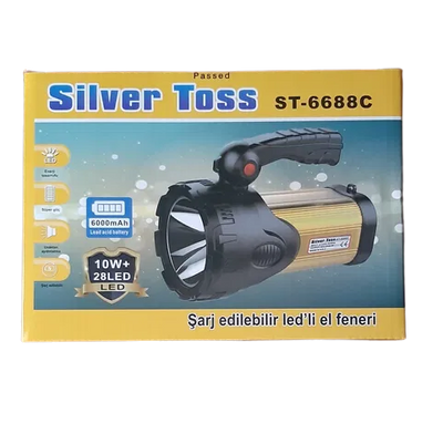 Переносний ліхтар Silver Toss ST-6688C / Акумулятор 6000mAh / 10w ABC 1720153543 фото