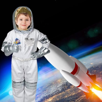 Дитячий карнавальний костюм Космонавт Астронавт ABC Скафандр DET-357 фото