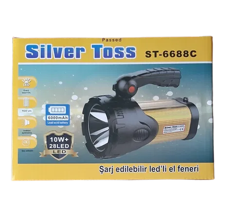 Переносний ліхтар Silver Toss ST-6688C / Акумулятор 6000mAh / 10w ABC 1720153543 фото