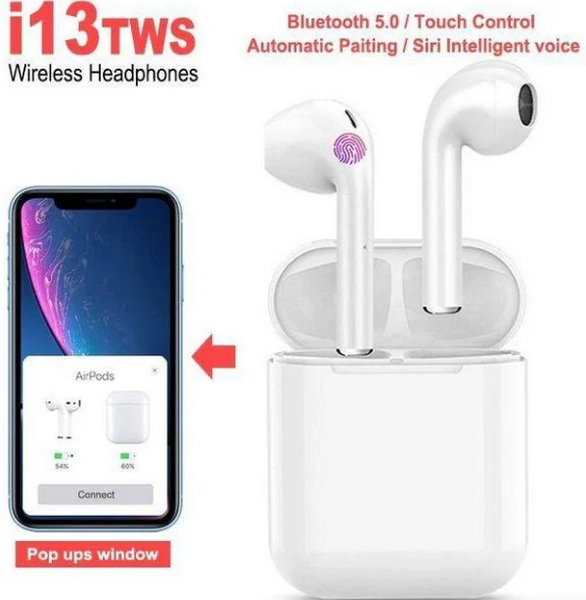 Бездротові Bluetooth навушники i13-TWS I13TWS фото